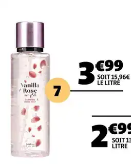 Gifi Vanilla rose brume parfumée offre