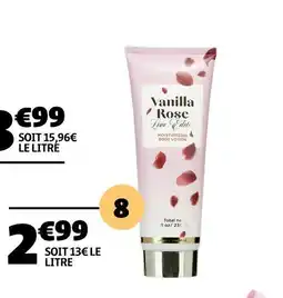 Gifi Vanilla rose love edition moisturizing body lotion offre