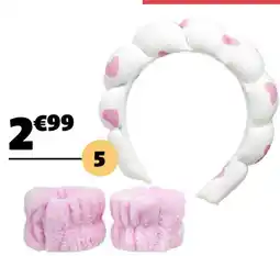 Gifi Kit bandeau et bracelet à cosmétique offre