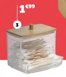 Gifi Rangement à coton tiges offre