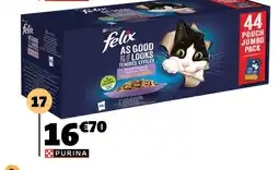 Gifi Felix 44 sachets pour chat offre
