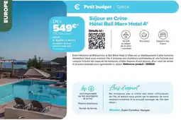 Carrefour City Tails - séjour en crète hôtel bali mare hotel 4 offre