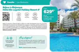 Carrefour City Carrefour - séjour à majorque hôtel éix lagotol holiday resort 4 offre