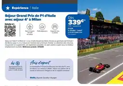 Carrefour City Carrefour - séjour grand prix de f4 d'italie avec séjour 4â à milan offre