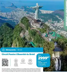 Carrefour City Rio - circuit passion l'essentiel du brésil offre