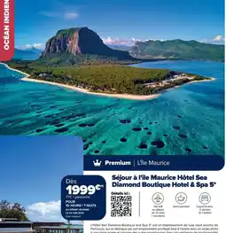Carrefour City Sea - séjour à l'île maurice hôtel diamond boutique hôtel & spa 5 offre