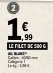 E.Leclerc Express Ail blanc offre