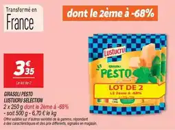 Netto Lustucru - pesto selection offre