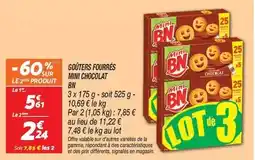 Netto Bn chocolat - goûters fourrés mini chocolat offre