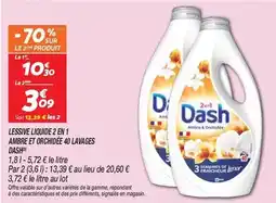 Netto Dash - lessive liquide 2 en 1 offre
