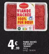 E.Leclerc Bigard - viande hachée pur boeuf offre