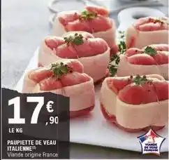 E.Leclerc Paupiette de veau italienne offre