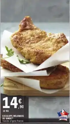 E.Leclerc Francaise - escalope milanaise de dinde offre