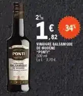 E.Leclerc Ponti - vinaigre balsamique de modene offre