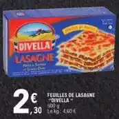 E.Leclerc Divella - feuilles de lasagne offre