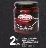 E.Leclerc Mamma carmela - tomates sechees alla siciliana offre