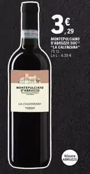 E.Leclerc Montepulciano d'arbuzzo offre