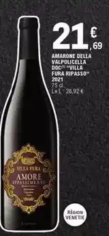 E.Leclerc Amarone della valpolicella dop villa fond nipa859 offre