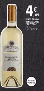 E.Leclerc Pinot grigio venezia 2023 offre