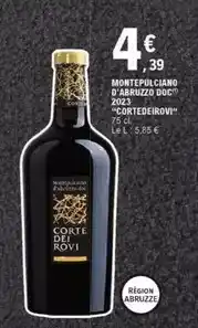 E.Leclerc Montepulciano di abruzzo doc offre