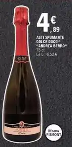 E.Leclerc Asti spumante dolce docg offre