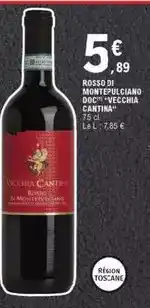 E.Leclerc Vecchia cantina - rosso di montepulciano doc vecchia cantina offre