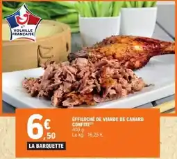 E.Leclerc Canard - éffiloché de viande de confite offre
