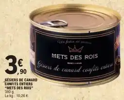 E.Leclerc Canard - gésiers de confits entieres offre