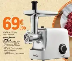 E.Leclerc Simée - hachoir a viande offre