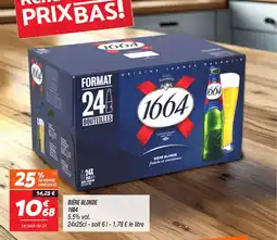 Netto Bière blonde 1664 offre
