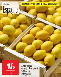 Netto Citron jaune offre