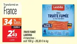 Netto Truite fumée landvika offre