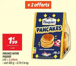 Netto Pancakes nature pasquier offre