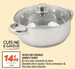 Netto Faitout avec couvercle cuisine et saveur offre