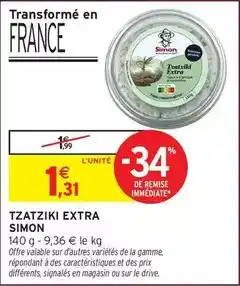 Intermarché Express Simon - tzatziki extra offre