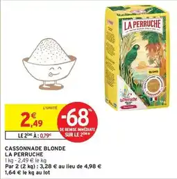 Intermarché Express Cassonnade blonde offre