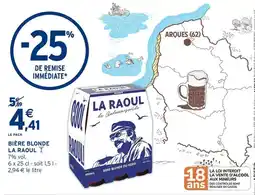 Intermarché Express Bière blonde offre