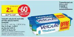 Intermarché Express Danone - yaourt velouté nature offre découverte offre