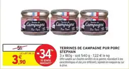 Intermarché Express Signal - terrines de campagne pur porc offre