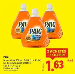 Lidl Paic - ultra degraissant offre