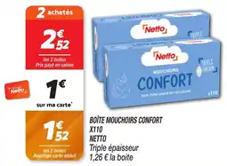 Netto Boîte mouchoirs confort netto offre