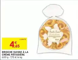 Intermarché Express Brioche suisse à la crème pâtissière offre