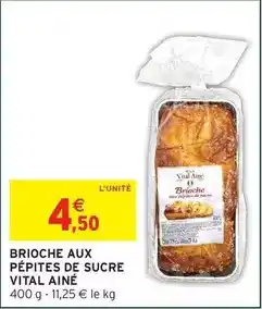 Intermarché Express Brioche aux pépites de sucre offre
