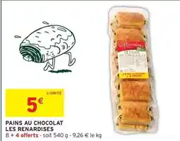Intermarché Express Pains au chocolat offre