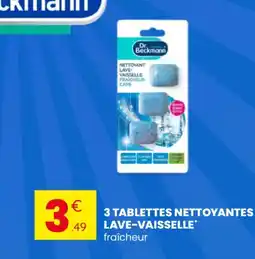 Stokomani 3 tablettes nettoyantes lave-vaisselle offre