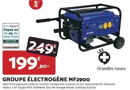 Bricomarché Groupe électrogène mf2900 offre