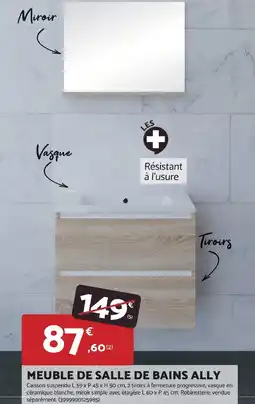 Bricomarché Meuble de salle de bains ally offre
