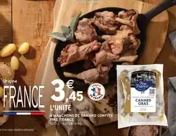 Intermarché Hyper 4 manchons de canard confits fine france offre