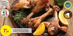 Intermarché Hyper Manchons de canard confits igp sud-ouest offre