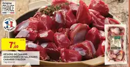 Intermarché Hyper Gésiers de canard assaisonnés en salaisons canards d'auzan offre